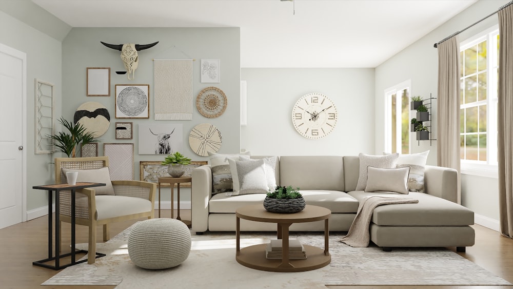 Sunlit lounge